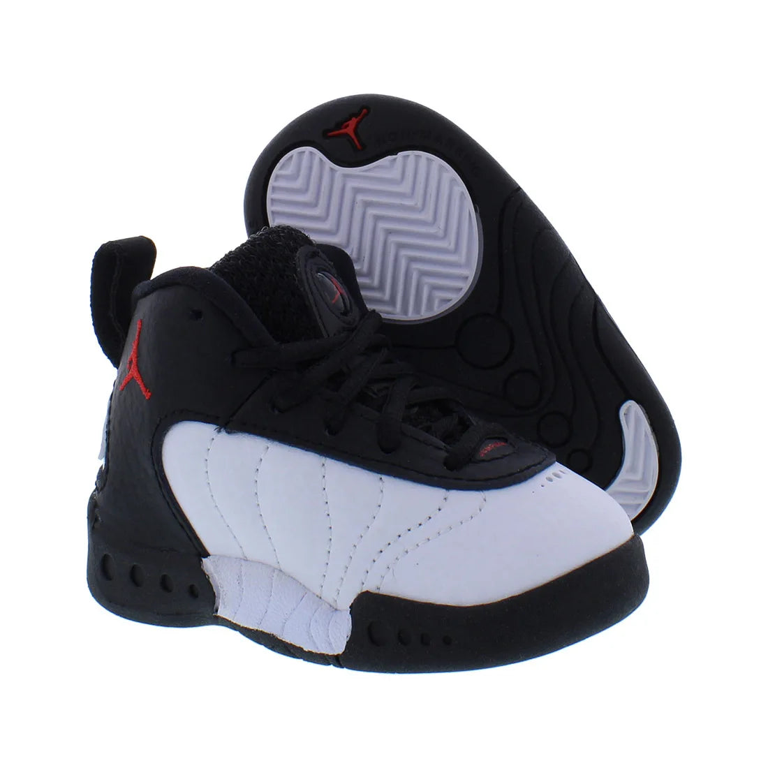 Jordan Jumpman Pro Infant/Toddler Shoes Color: White/Black  100% Authentic