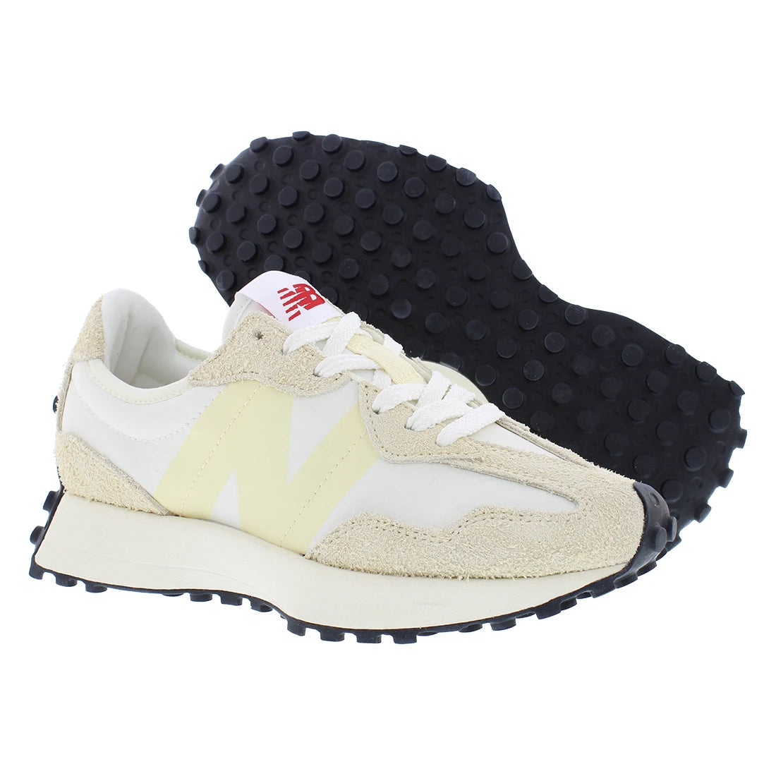 New Balance 327 Womens Shoes Color: Beige/White  100% Authentic