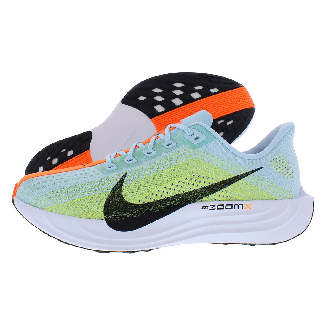 For Pegasus Plus Unisex Sports Shoes Glacier Blue/Black Sneakers EVA Mesh Rubber Insoles | 100% Authentic Model MSS-FQ7262400
