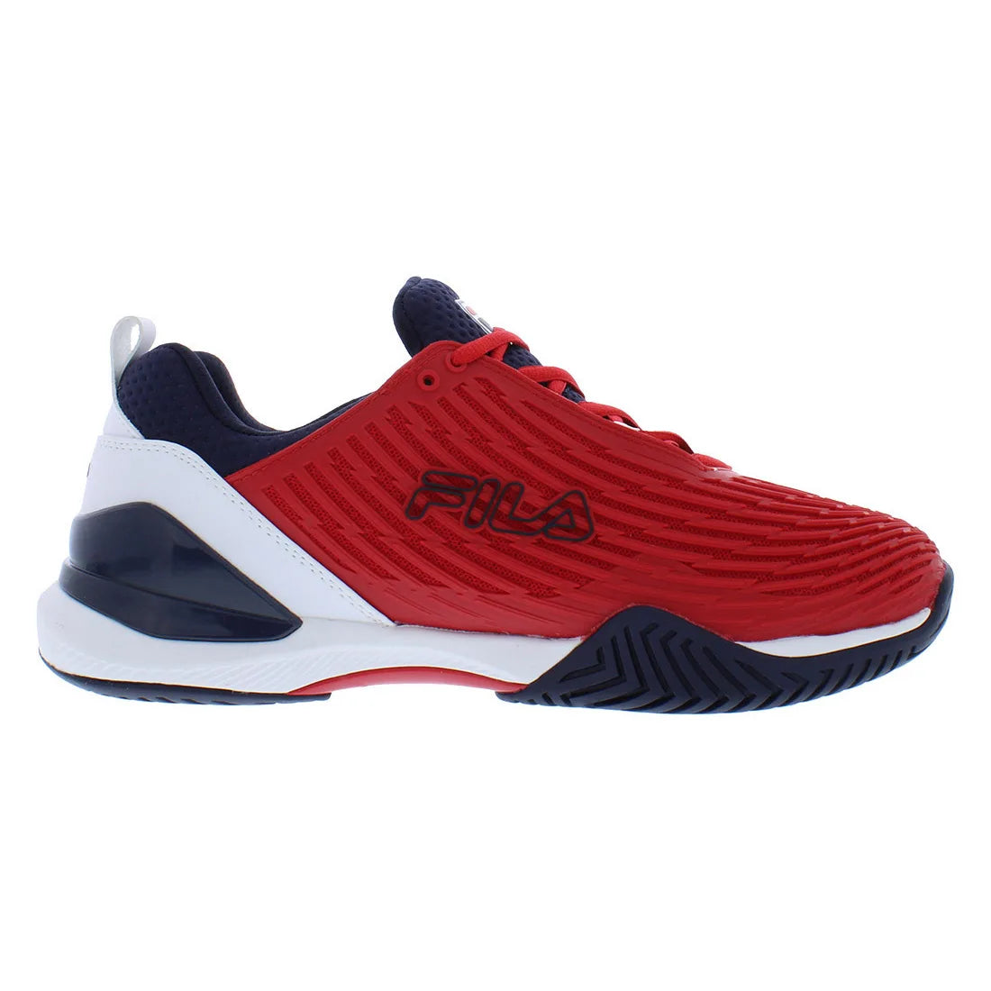 Fila Men's Speedserve Energized Fitness & Cross-Training Shoes in Red White Navy Color Scheme | 100% Authentic