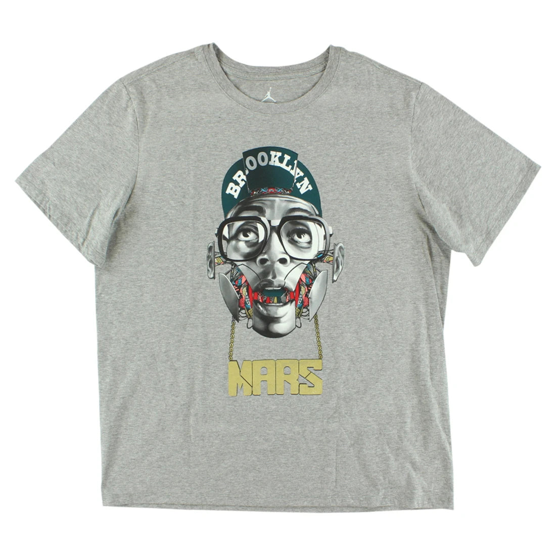 Jordan Half Spike Half Mars Mens Active Shirts & Tees Color: Grey  100% Authentic
