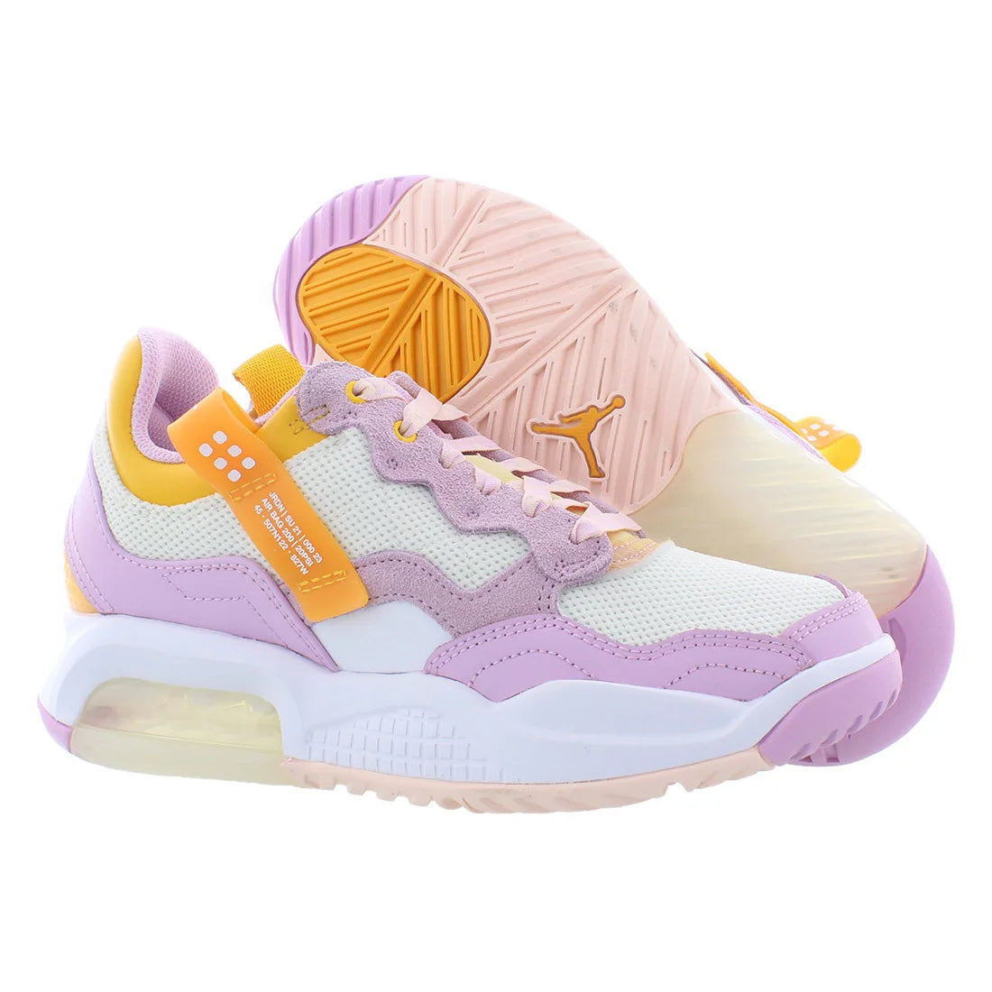 Jordan Ma2 GS Girls Shoes Color: White/White/Light Arctic Pink  100% Authentic
