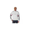 Fila Romolo Men's Active Sweater Light Grey Marl/Peacoat/Chinese Red Zippered XS Anti-Wrinkle Feature Custom Label Solid