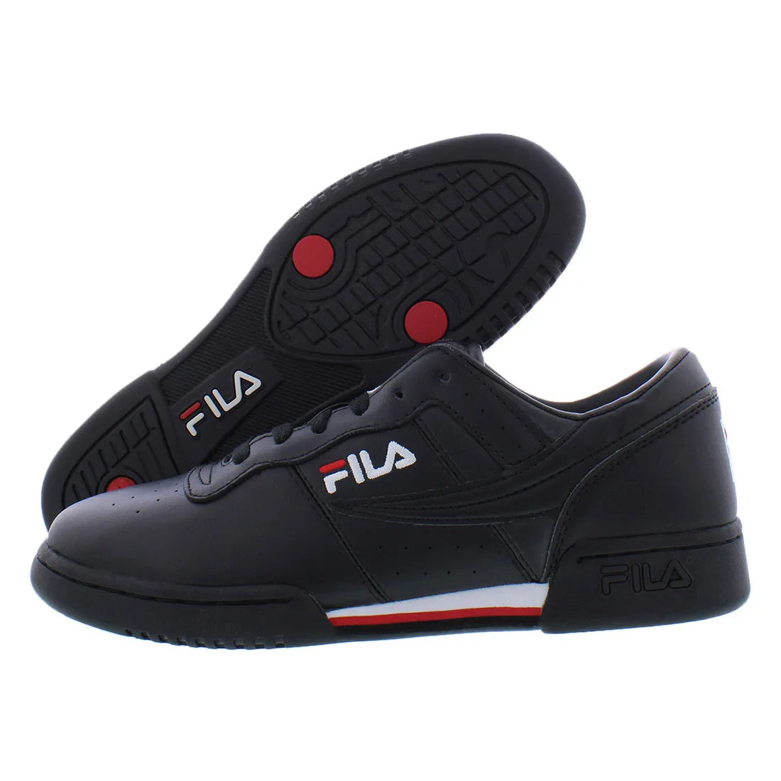 Fila Original Men's Fitness & Cross-Training Shoes in Black White Red Color | 100% Authentic