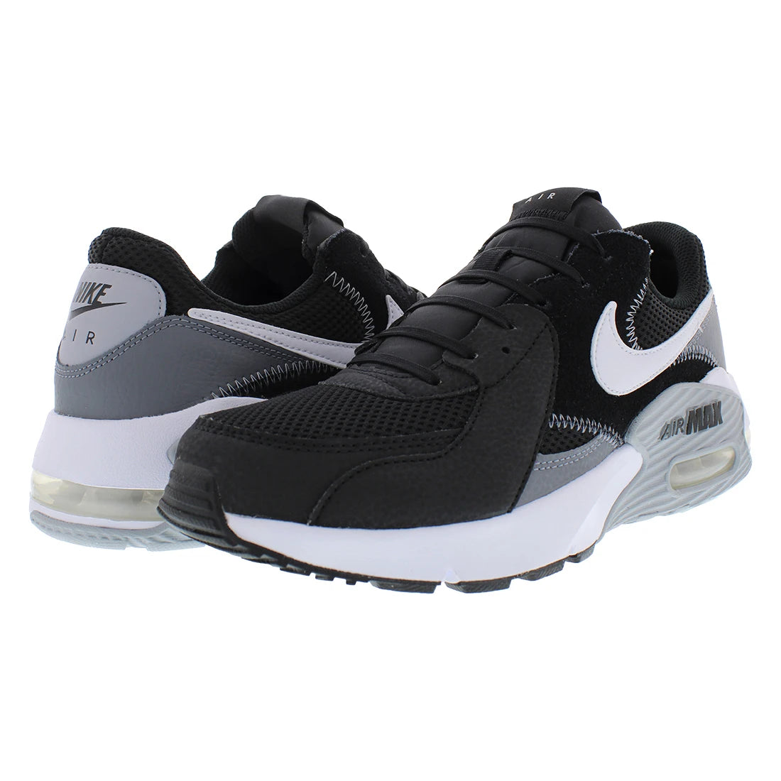 For Men's for Excee Athletic Sneakers Breathable Trail Shoes Black/White/Cool Grey Spring Summer EVA Mesh PU Model