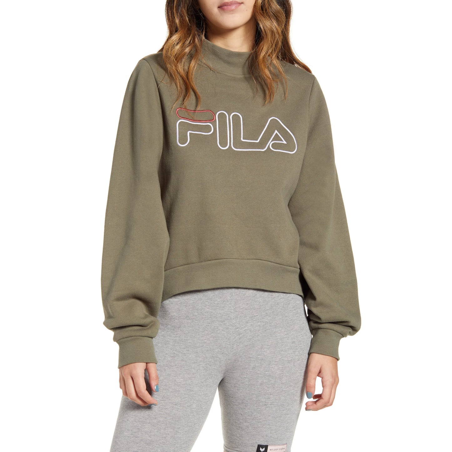 Fila Hanami Women's Active Olive Sweaters Elegant Tops for Sports and Exercise | 100% Authentic