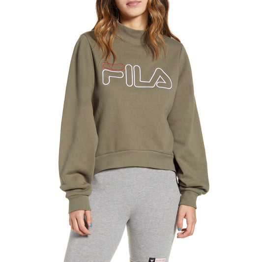 Fila Hanami Women's Active Olive Sweaters Elegant Tops for Sports and Exercise | 100% Authentic
