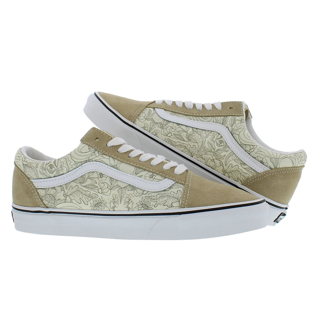 For Old Skool Unisex Skateboarding Shoes Desert Skulls Incense/White Color | 100% Authentic Made in China