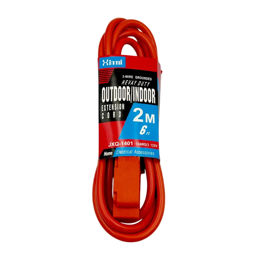 [GDL] JXQ-1401 Heavy Duty 50ft Extension Cord with 3 Outlets Nema 5-15p Plug for Home Appliance Use Indoor/Outdoor Generic Brand