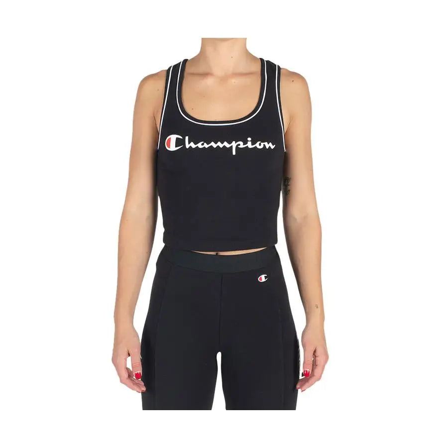 Champion Everyday Crop Tank Girls Tank Tops Color: Black  100% Authentic