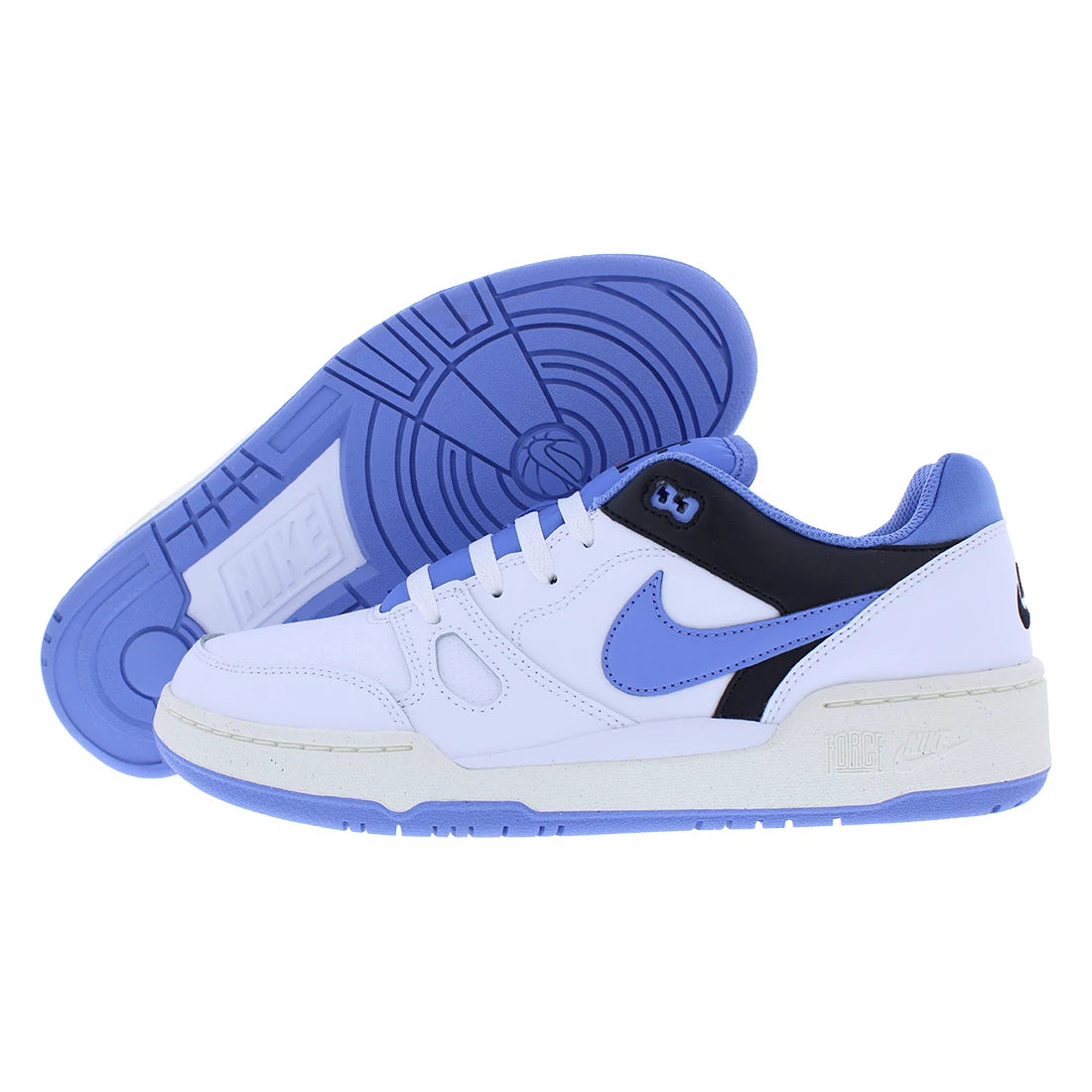 For Men's Full Force Low Basketball Shoes in White/Polar/Black/Sail Color Scheme | 100% Authentic Made in China Model FB1362100