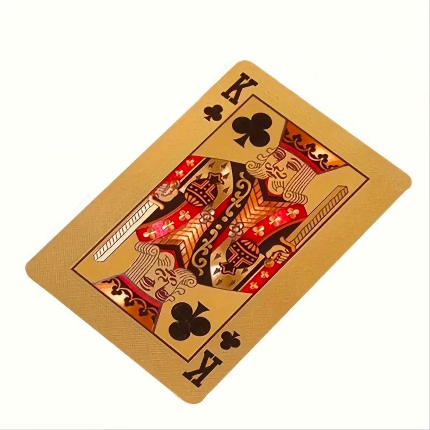 24K Gold Foil Playing Cards Deck - Perfect For Poker, Practical Jokes & Party Gifts!Christmas, Halloween, Easter,Thanksgiving Gi