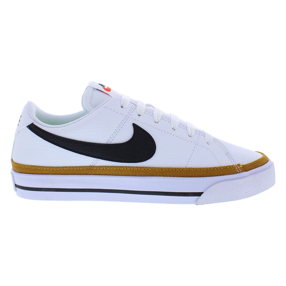 For Court Legacy NN Women's Shoes White Black Desert Ochre DH3161100 | 100% Authentic