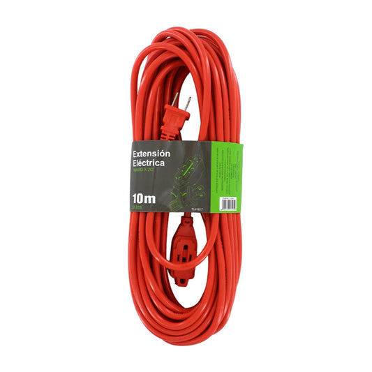 Generic Orange 16AWG X 2C Outdoor Power Extension Cord 10M/ TL41817 SJTW Wire Type 50ft Home Appliance Use Copper NEMA 5-15P 15A