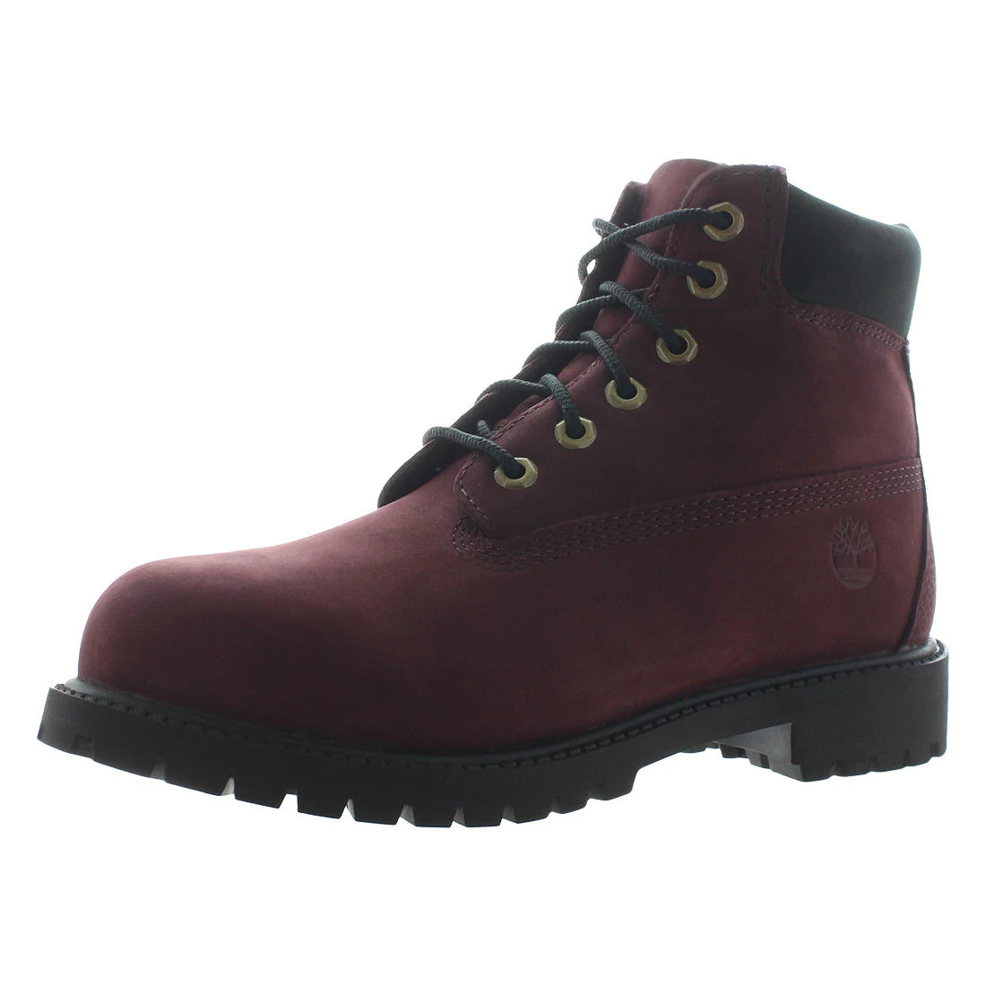 Timberland Premium PS Girls Shoes Color: Burgundy  100% Authentic