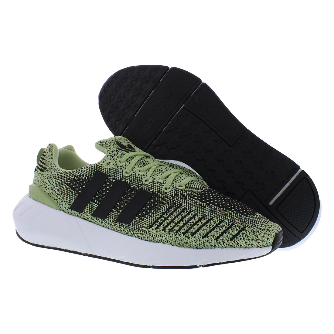For Swift Run 22 GZ3505 Men's Sneakers Magic Lime/Core Black/Footwear White for Summer Spring Autumn Walking Sport Style