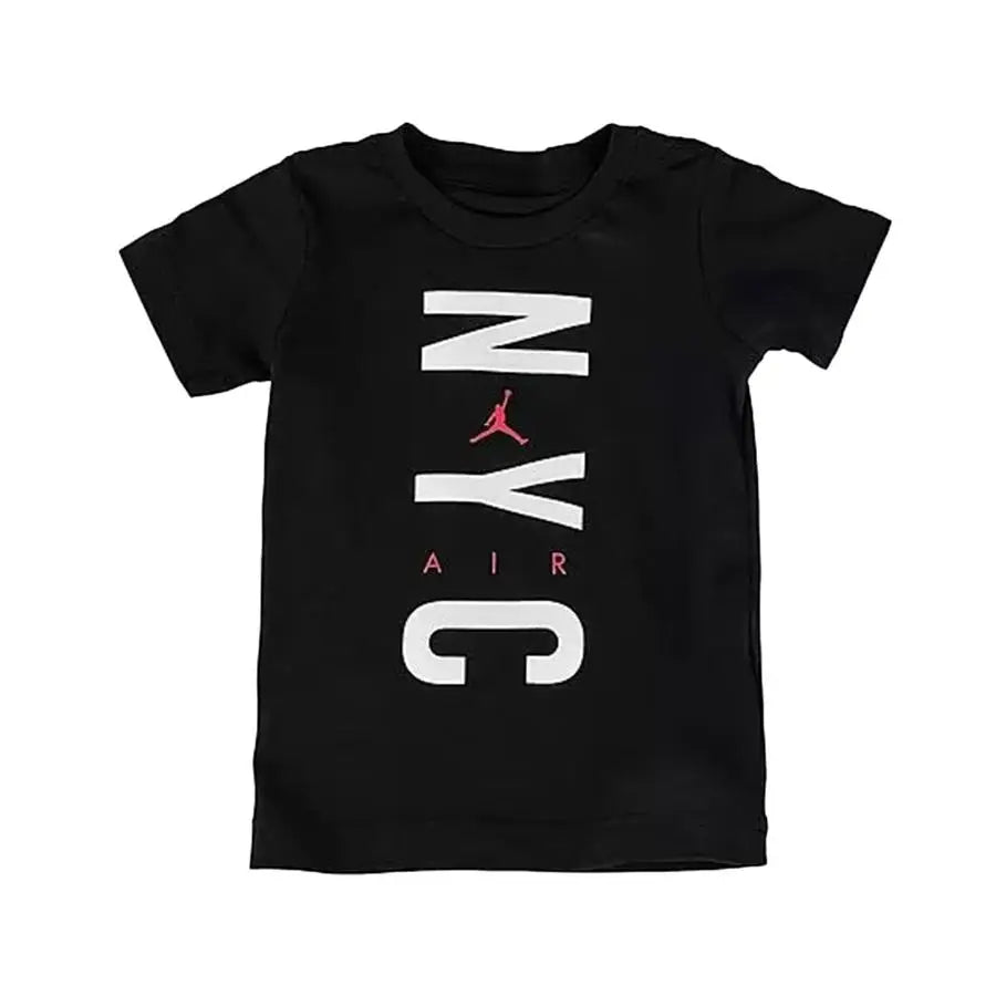 Jordan Overt Nyc T Boys Active Shirts & Tees Color: Black/White  100% Authentic
