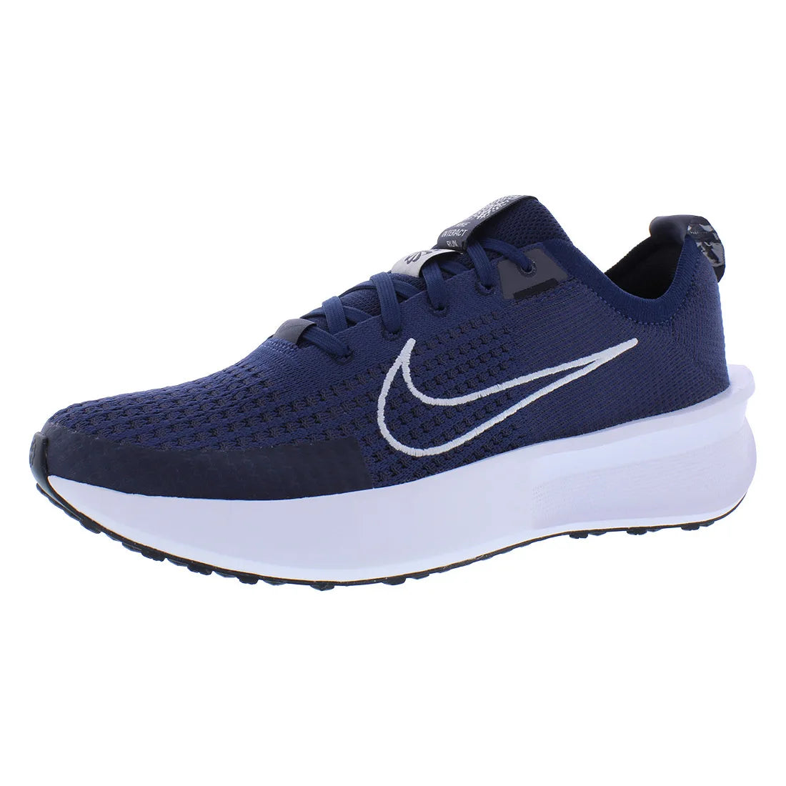 For Men's Interact Run Sneakers College Navy/Gridiron/White/Platinum Tint Genuine Leather Lining Summer Shoes FD2291402 China