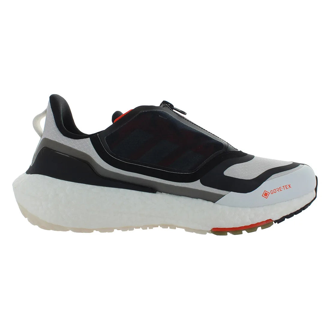 For Ultraboost 22 GTX GX8321 Men's Athletic Shoes Dash Grey/Silver Metallic/Impact Orange Genuine Leather Lining Mesh Summer