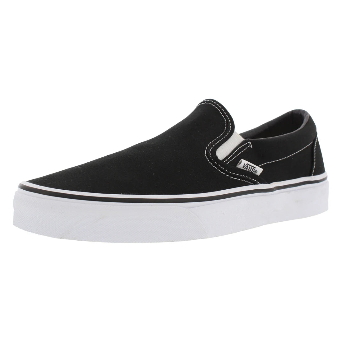 Vans Classic Unisex Skateboarding Shoes Black Slip-On Style | 100% Authentic