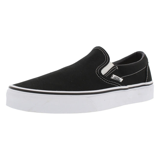 Vans Classic Unisex Skateboarding Shoes Black Slip-On Style | 100% Authentic