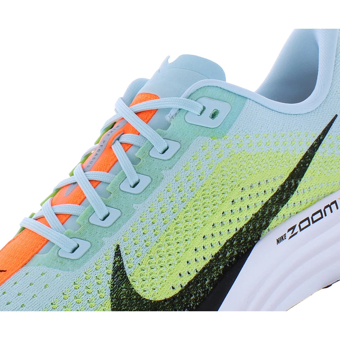 For Pegasus Plus Unisex Sports Shoes Glacier Blue/Black Sneakers EVA Mesh Rubber Insoles | 100% Authentic Model MSS-FQ7262400
