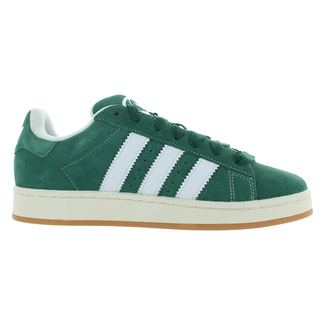 For Men's Campus 00s Retro Fashion Sneakers Dark Green/Cloud White Soft Mesh Lining MD Insole Trendy Walking Shoes Made China