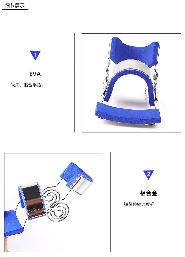 Spring Finger Splint Rehabilitation Straighten Training Easily Wear Adjustment Extension Assist for Finger Sprain