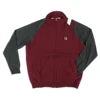 For Manzella Coated ODM Jacket Men Red Grey White Pattern Street Wear Zippered Stand Collar Fleece Front Autumn Regular Fit