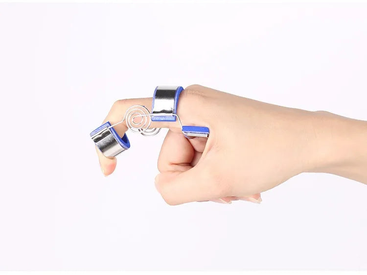 Spring Finger Splint Rehabilitation Straighten Training Easily Wear Adjustment Extension Assist for Finger Sprain