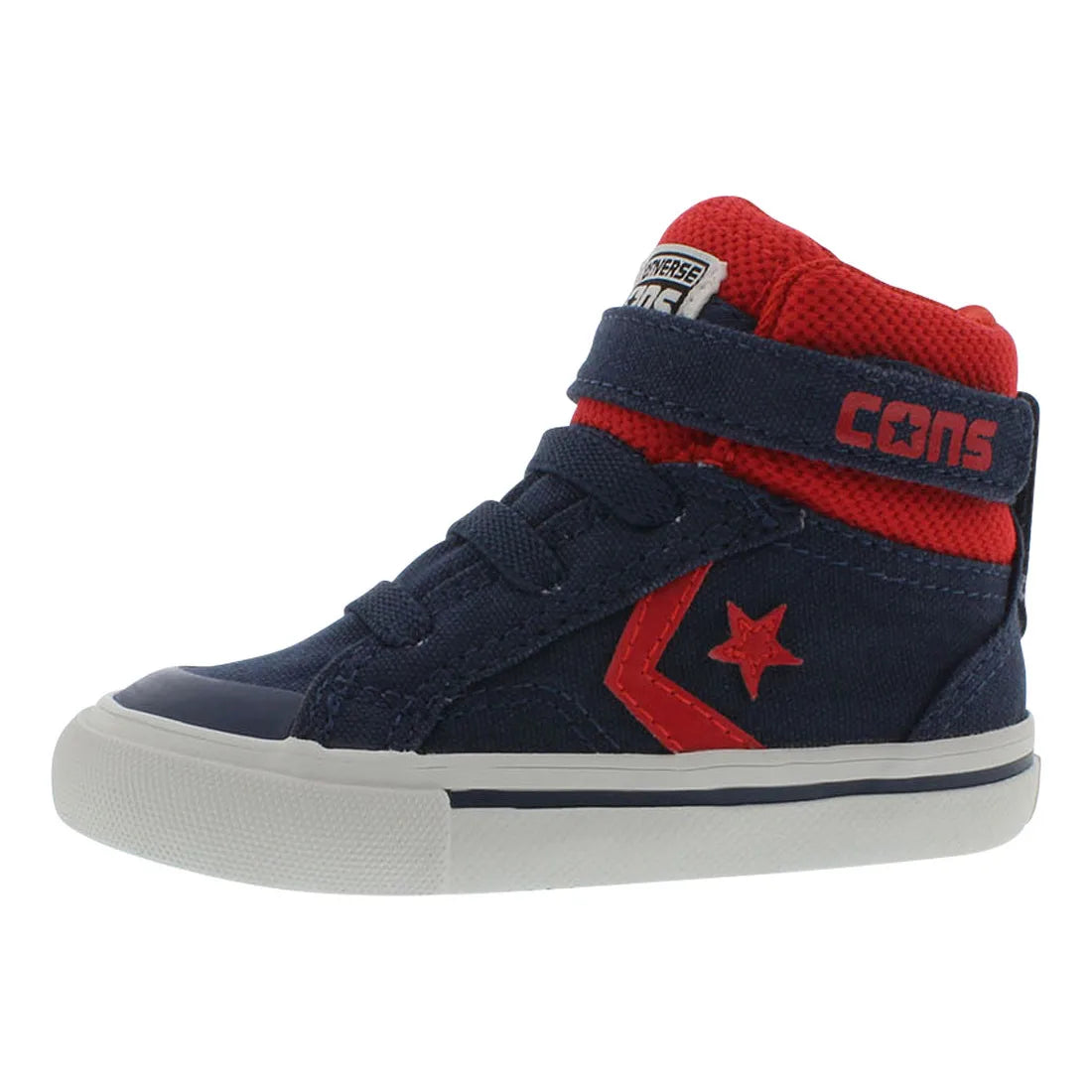 Converse Pro Blaze Strap Infant/Toddler Shoes Color: Navy/Red  100% Authentic