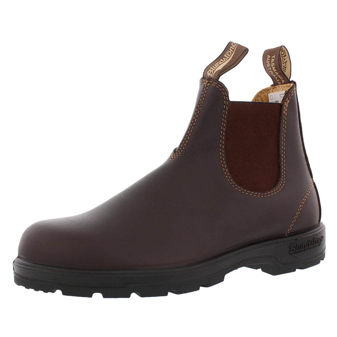 Blundstone Elastic Sided Lined Unisex Shoes Color: Walnut  100% Authentic