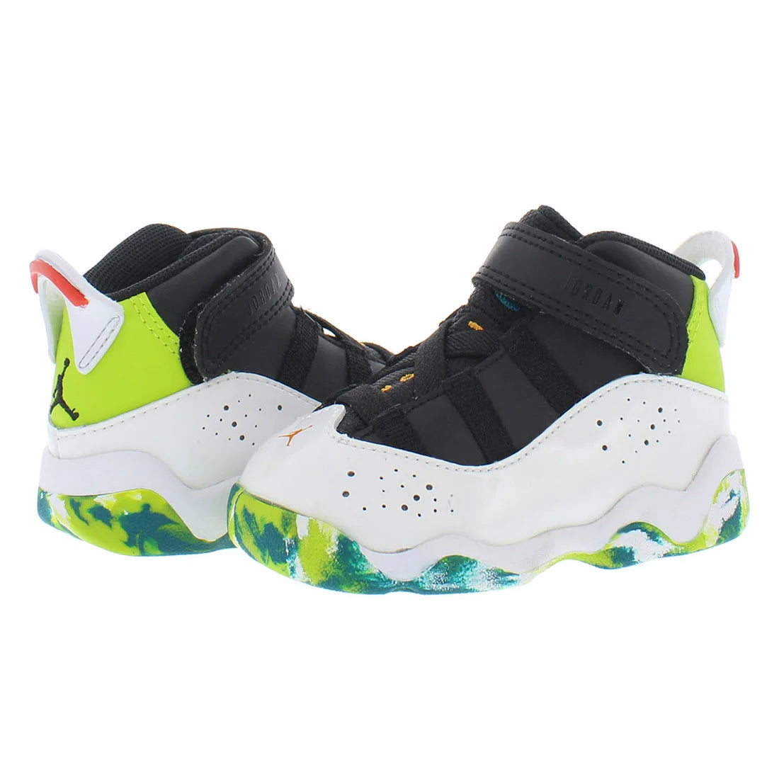 Jordan Jordan 6 Rings Infant/Toddler Shoes Color: Black/White  100% Authentic