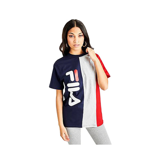 Fila Cassa T Women's Active Tops Navy/Grey Color Tees & Shirts | 100% Authentic