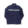 For Men's Track Jacket Navy Green Zippered Stand Collar Fleece Water-Proof Front Logo Autumn Regular Fit Plain Dyed XS