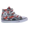 Converse Chuck Taylor All Star 1V Hi Infant/Toddler Shoes Size 6, Color: Mouse/Mason/Poppy Glow