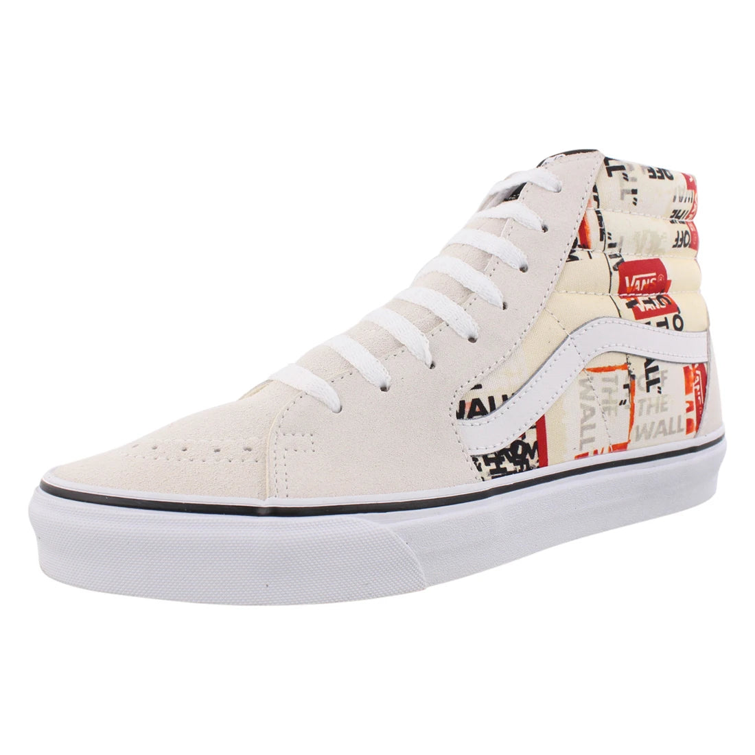 For Unisex Sk8-Hi Skateboarding Shoes True White/Packing Tape/Blanc De Blanc High Top Style | 100% Authentic China