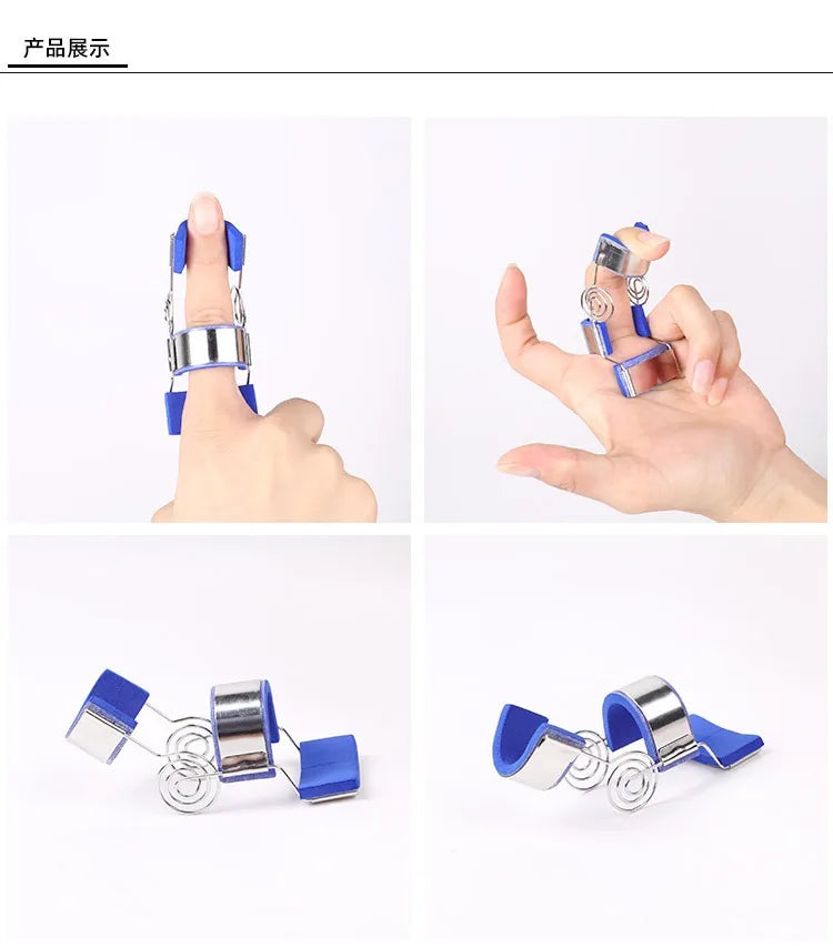 Spring Finger Splint Rehabilitation Straighten Training Easily Wear Adjustment Extension Assist for Finger Sprain
