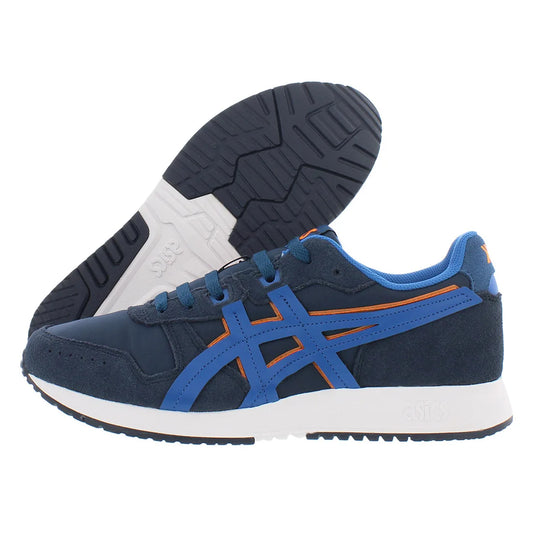 Asics Men's Lyte Classic Fashion Sneakers Navy/Blue/Orange with Gel Insole and Mesh Lining Soft Walking Shoes | 100% Authentic