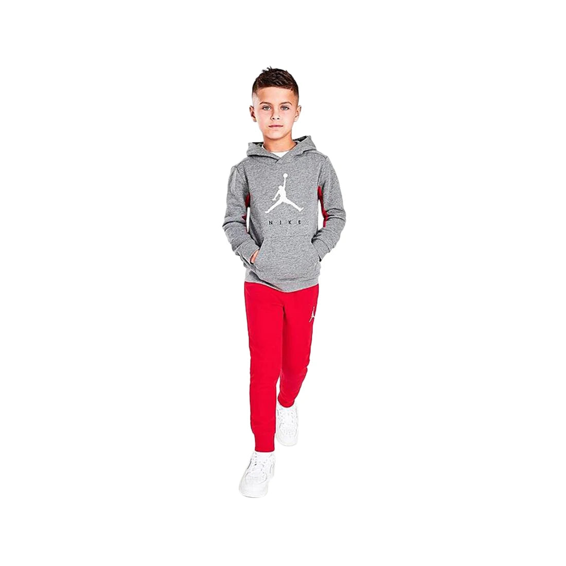 Jordan Jumpman 3Pk Boys Clothing Set Color: Grey/Red/White  100% Authentic