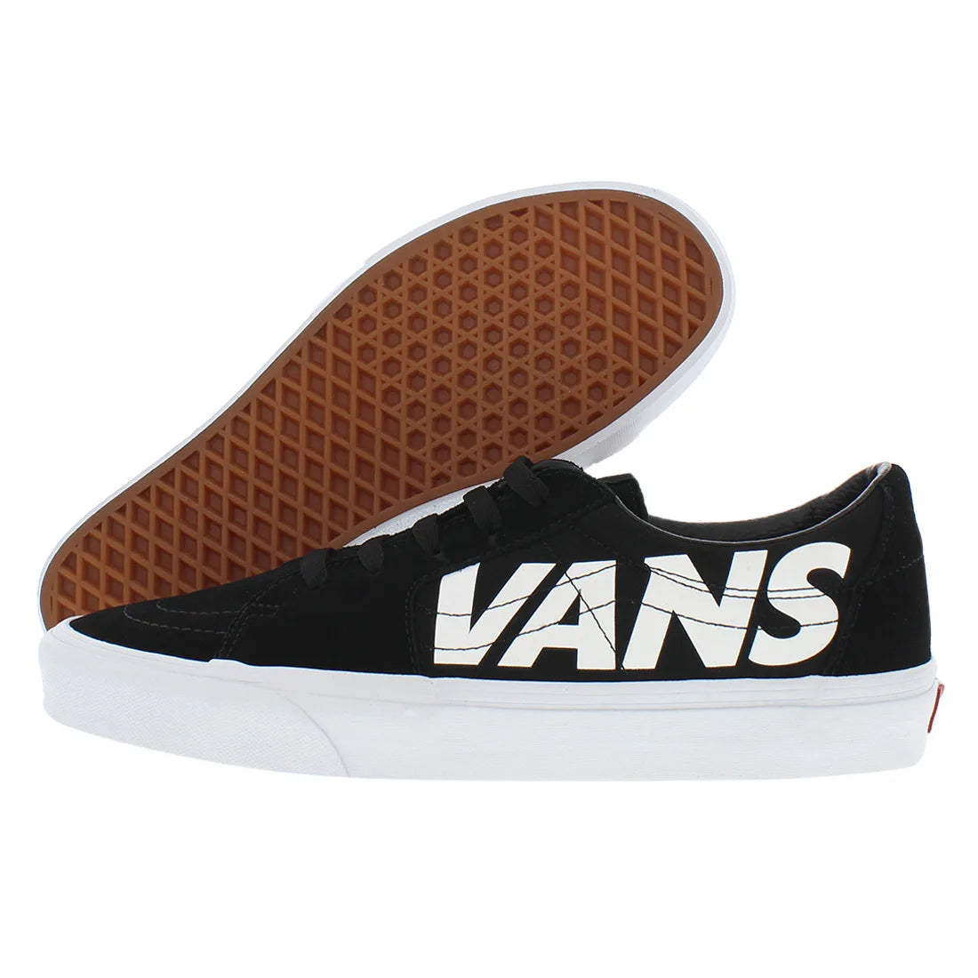 For Men's Sk8-Low Skateboarding Shoes Hi-Def Black/White Color | 100% Authentic Made in China Model MSS-VN0A5KXDY28