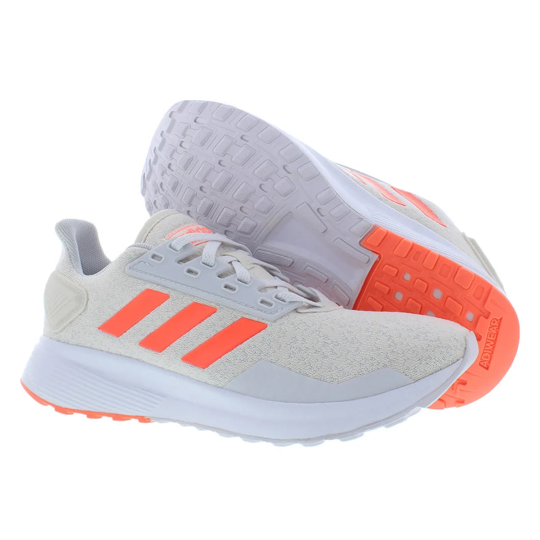 For Duramo 9 Womens Shoes Model MSS-EG8671 Color White/Grey/Orange 100% Authentic