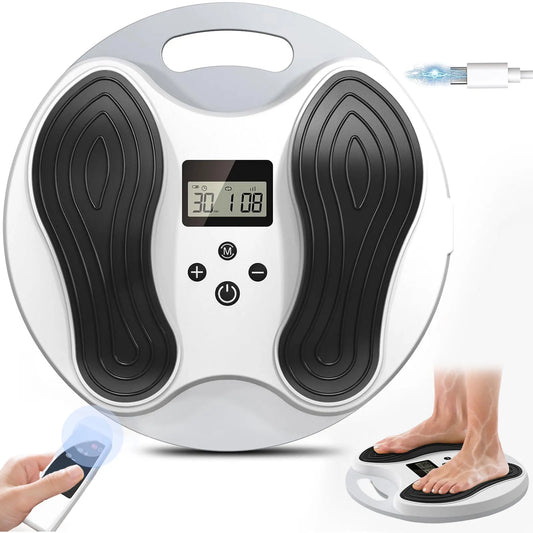 Electric Foot Massager, EMS TENS Low Frequency Pulse Massage Device for Improve Blood Circulation and Muscle Relax, Home Use