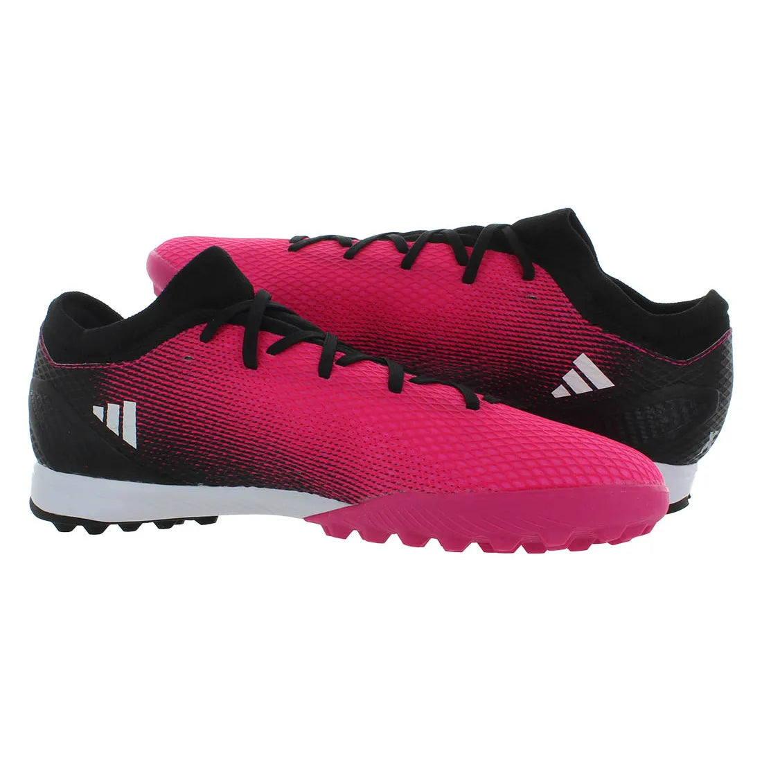 For Men's X Speedportal.3 Turf Football Boots Comfortable Sport Style Team Shock Pink 2/Zero Metallic/Core Black Made China
