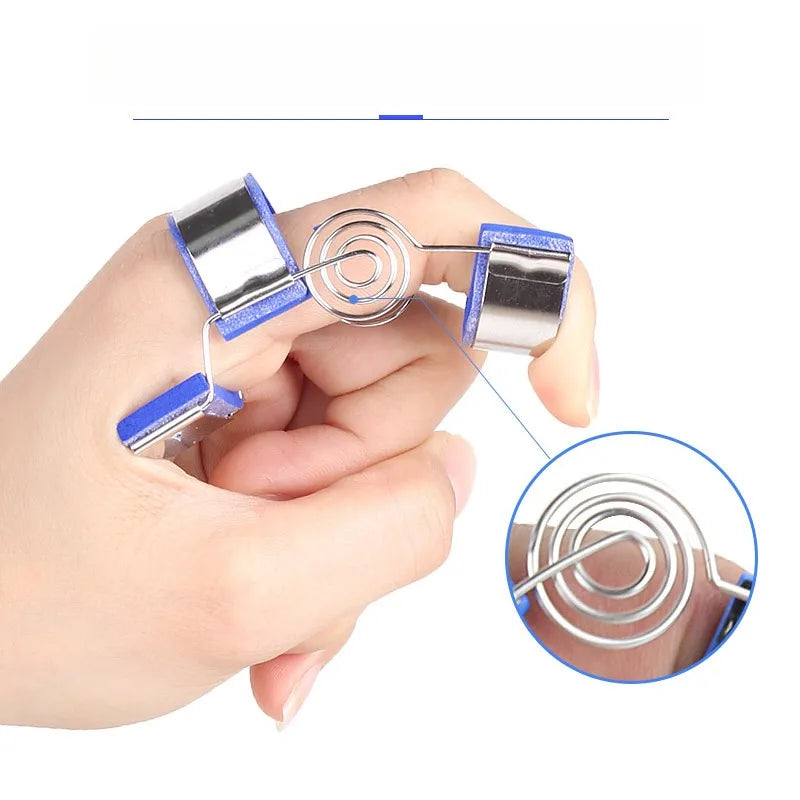 Spring Finger Splint Rehabilitation Straighten Training Easily Wear Adjustment Extension Assist for Finger Sprain