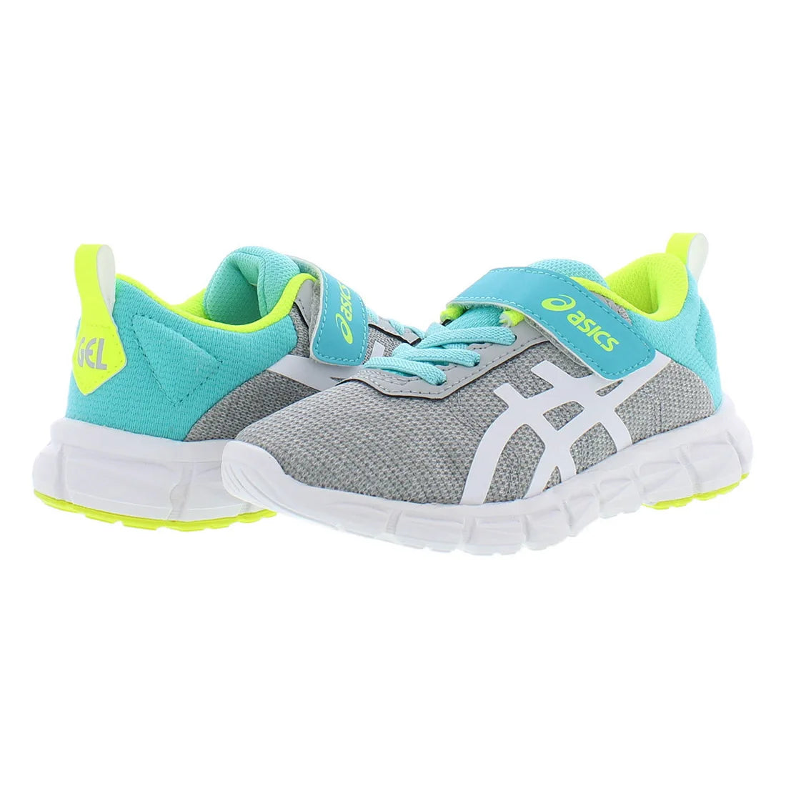 Asics Gel-Quantum Lyte Kids Alt Girls Shoes Color: Grey/Teal  100% Authentic