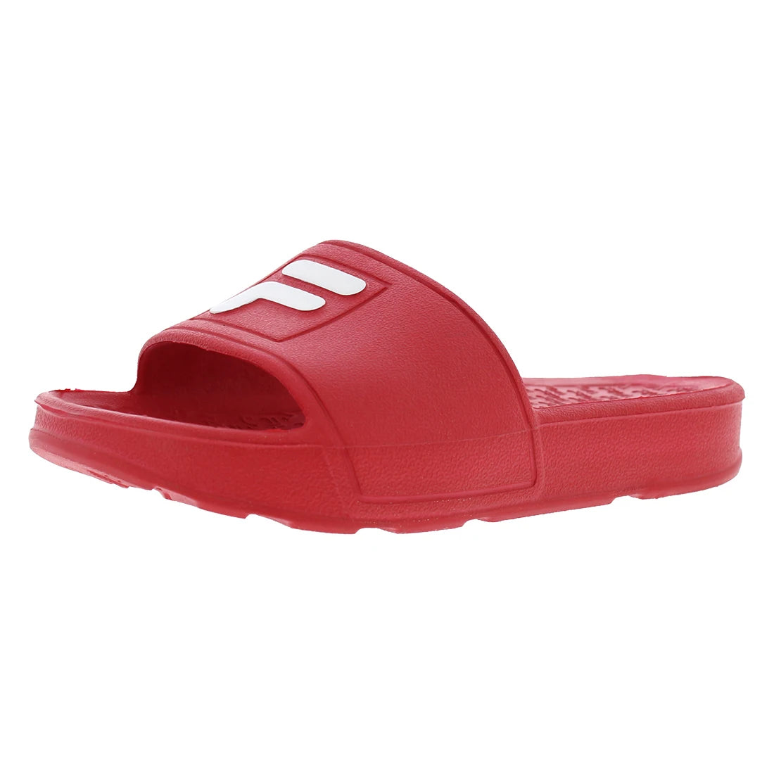 Fila Sleek Slide BX GS Boys Shoes Color: Fila Red/White/Fila Red  100% Authentic