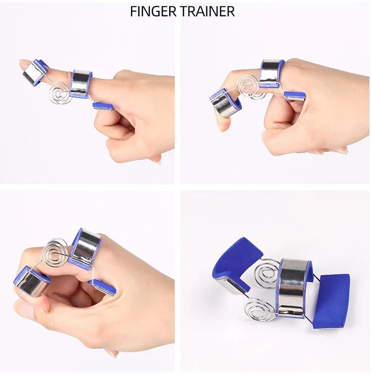 Spring Finger Splint Rehabilitation Straighten Training Easily Wear Adjustment Extension Assist for Finger Sprain