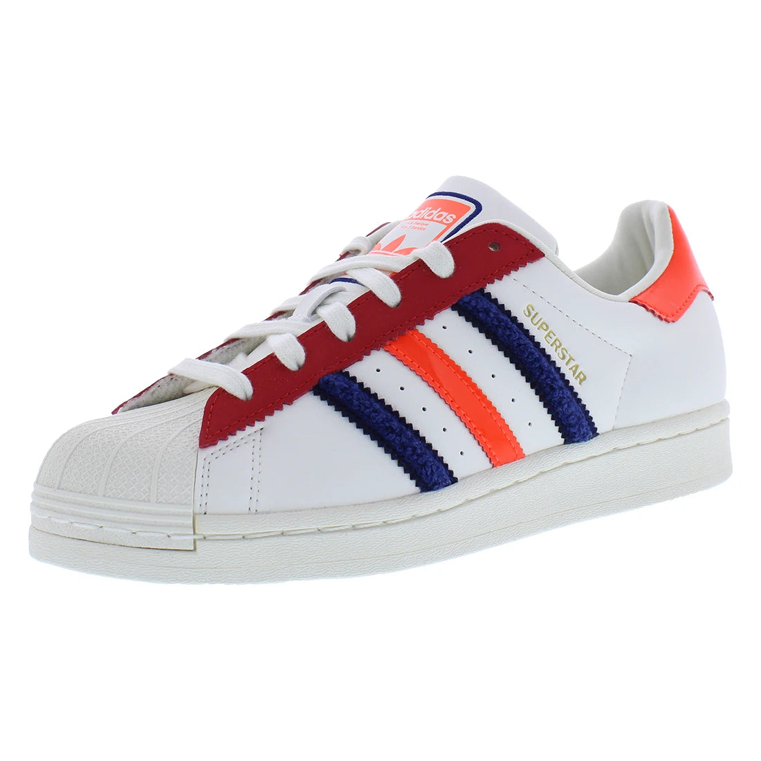 For Superstar Women's Shoes White/Better Scarlet/Solar Red Height Increasing Solid Pattern Walking EVA Fashion Made China