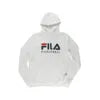 Fila Unisex White/Navy/Red Hoodie Pickleball Wear with Fashion Styling | 100% Authentic